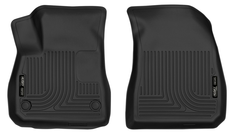 Chevrolet Malibu Floor Mats - Front - Husky Liners - X-act Contour - Black - `16-`27